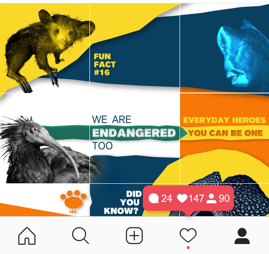 We are endangered too: social media campaign