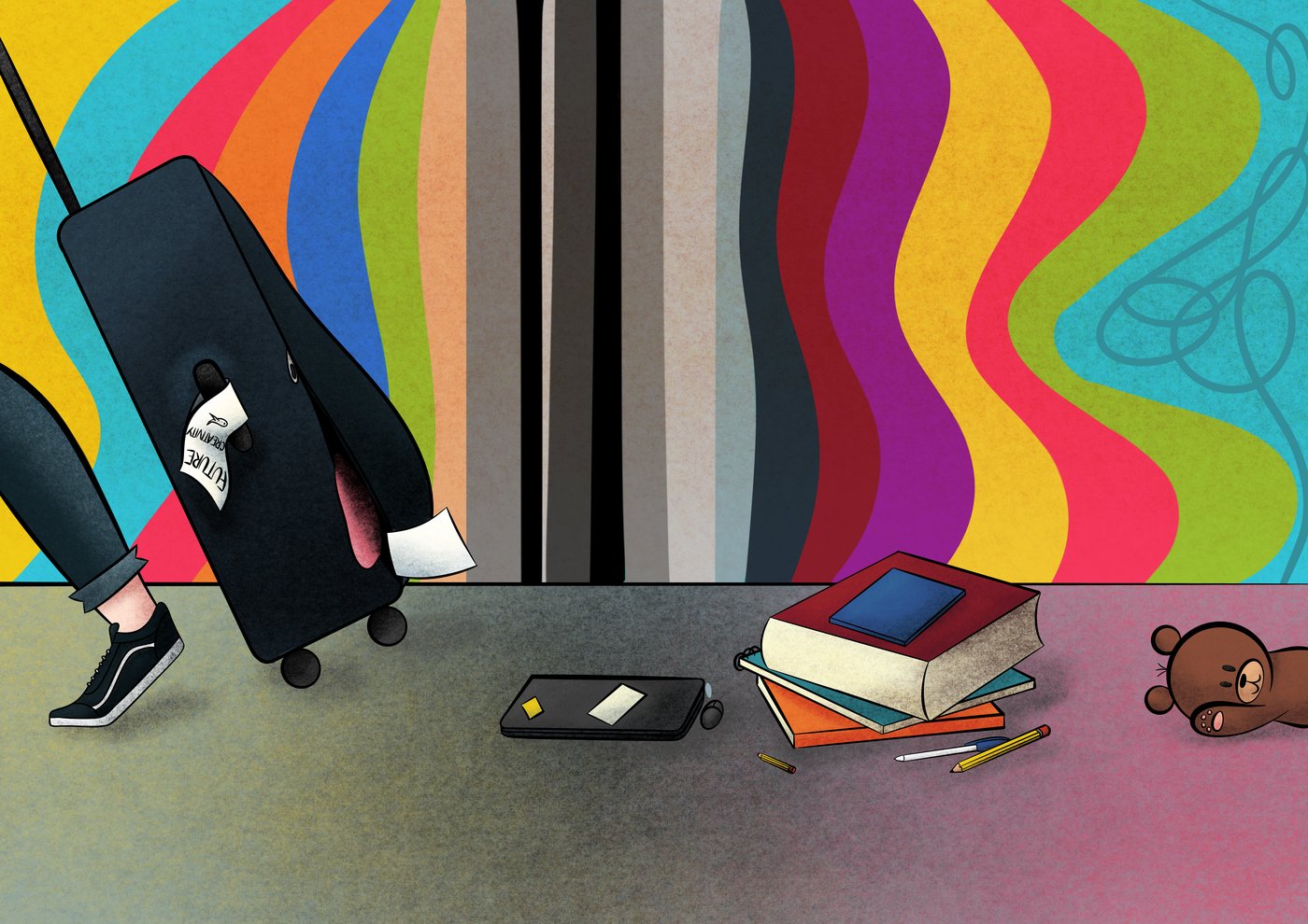 On the road again: illustration