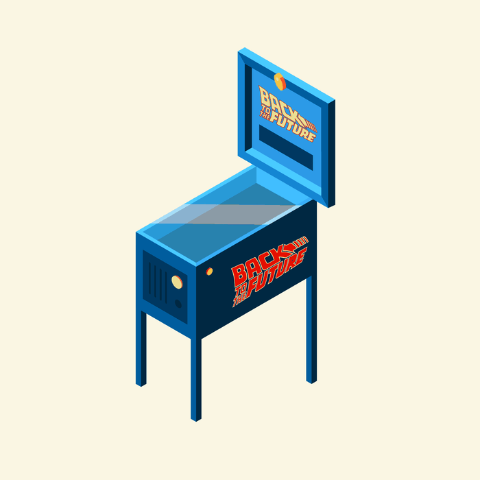 Retro isometric: pinball