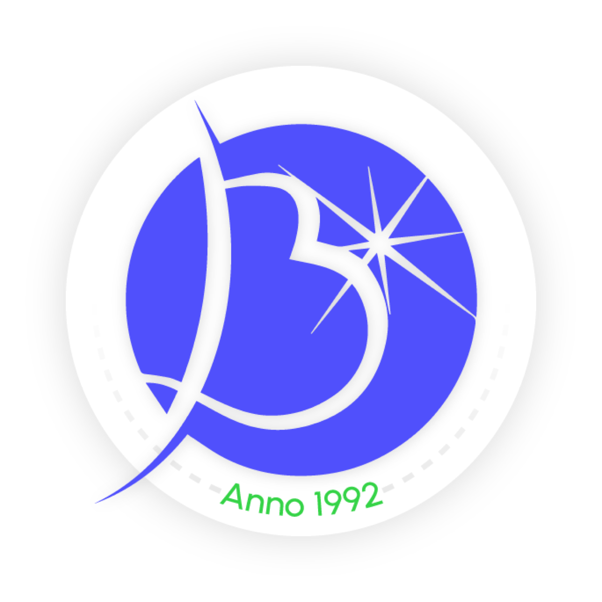 New emblem in blue with Anno 1992
