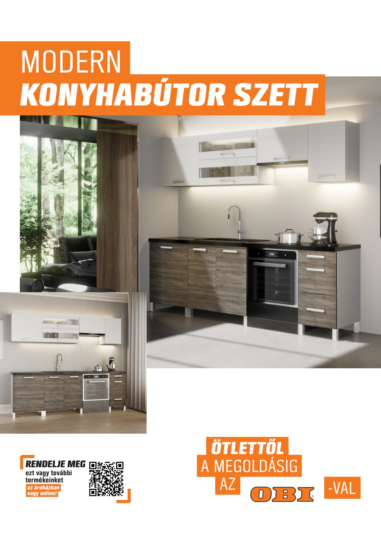 Front of the Modern kitchen brochure