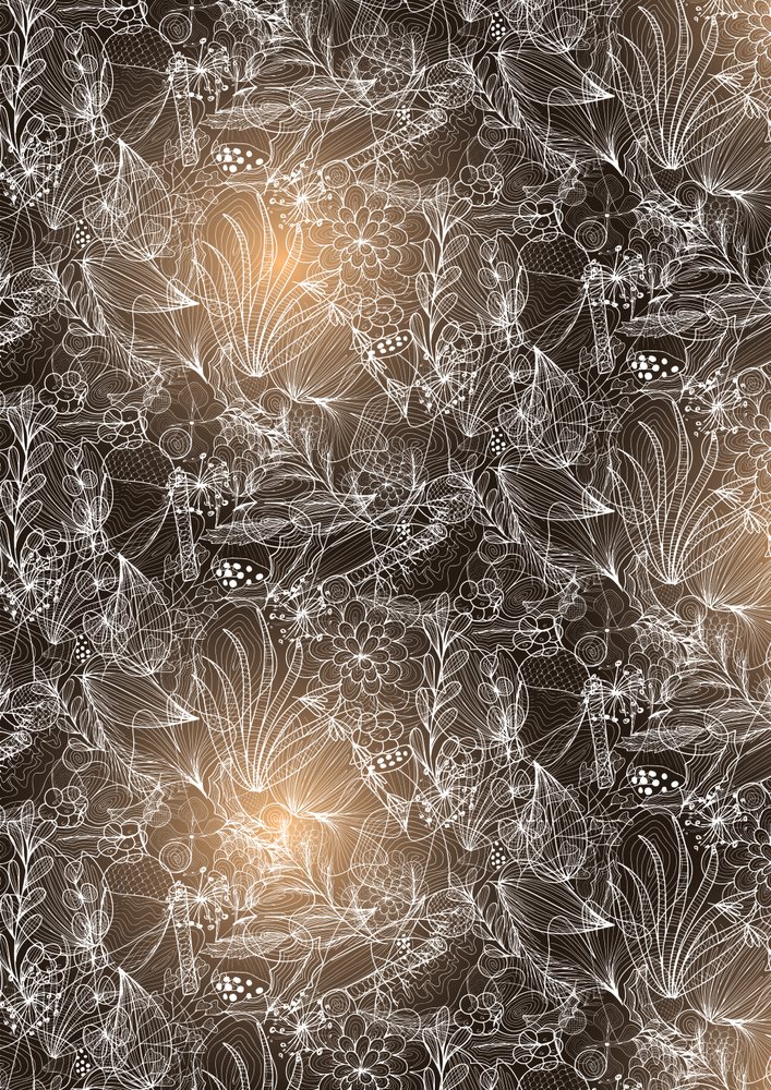 Pattern in the brown colourway