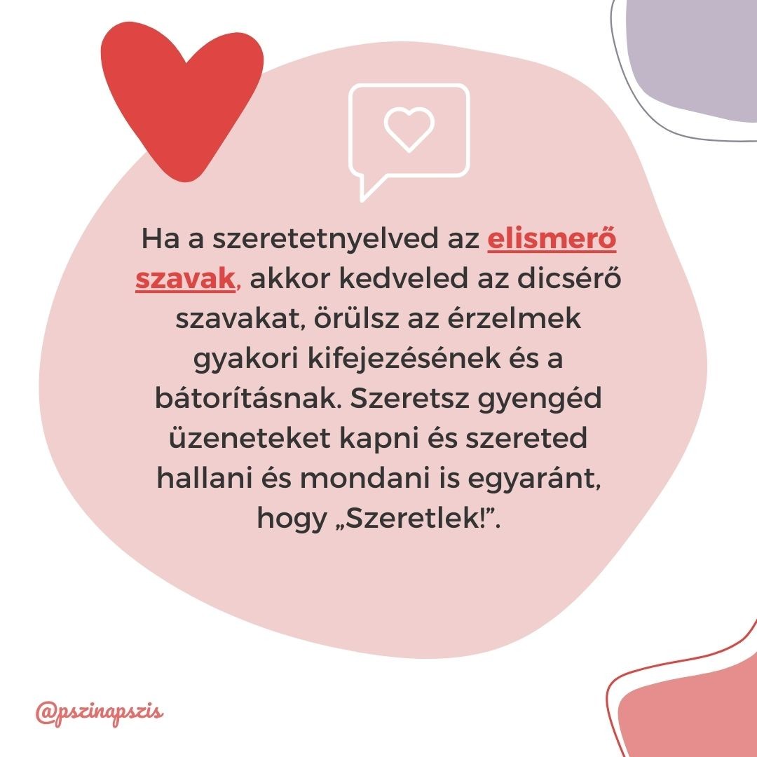 Love language slide about words of affirmation