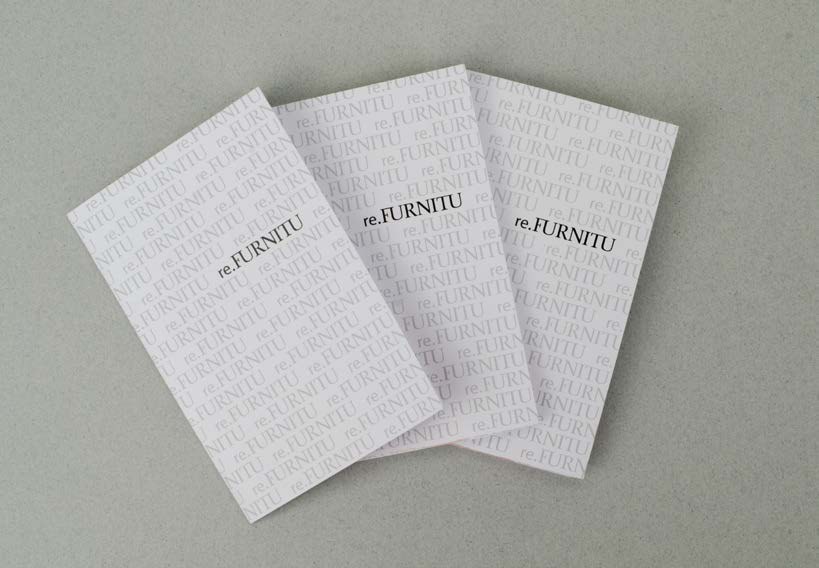 Closed leaflets with the wordmark pattern