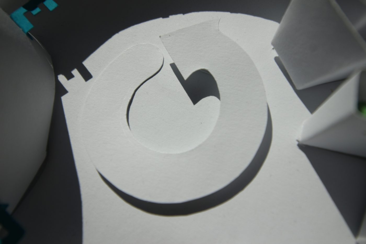 The spiral in the centre of the ring